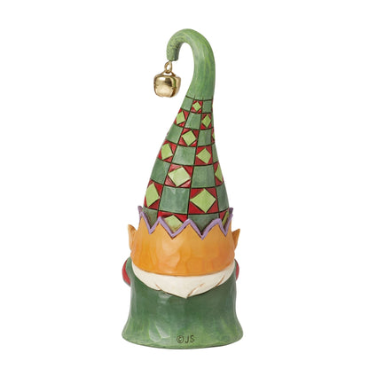 Gnome Elf Hold Candy Cane Fig