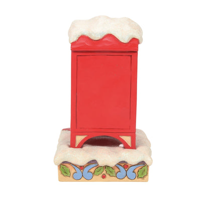Grinch in Mailbox Figurine