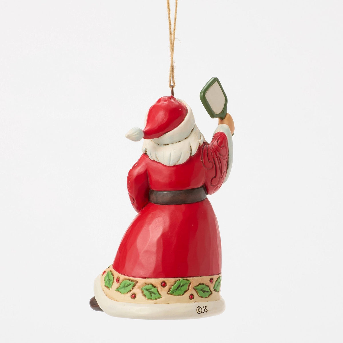 Pickleball Santa Ornament