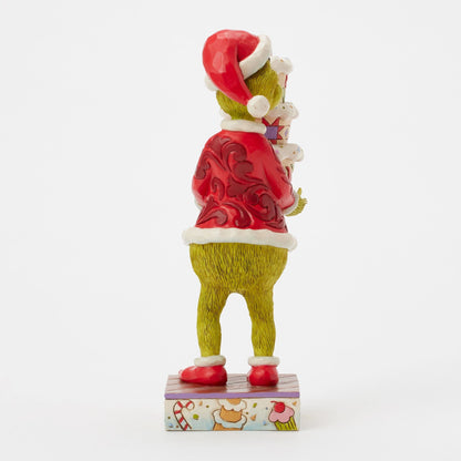 Grinch with Grinchy Cake