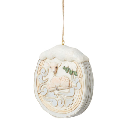 Wdlnd Birch Bark Fawn Scene Or