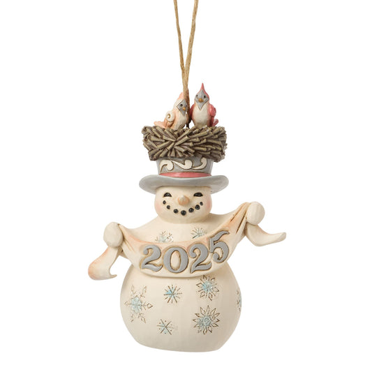 Wdlnd Dated 2025 Snowman Orn