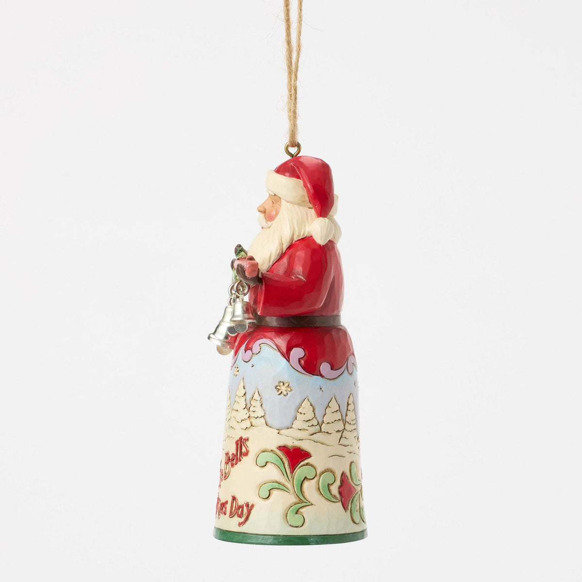Santa I Heard The Bells Orn