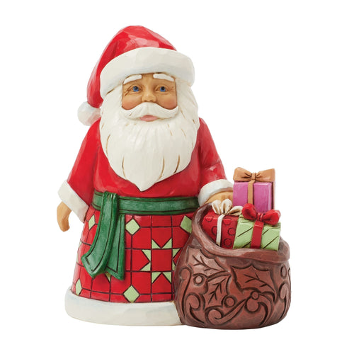 Santa with Toy Bag Pint Fig