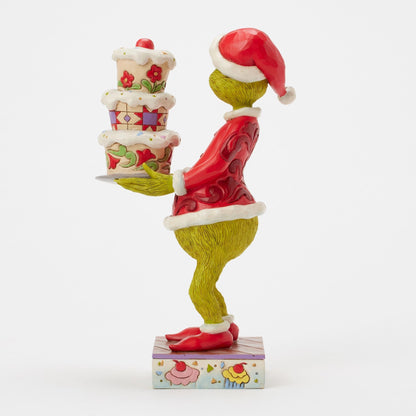 Grinch with Grinchy Cake
