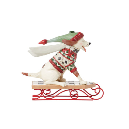 Highland Glen Dog on Sled Fig