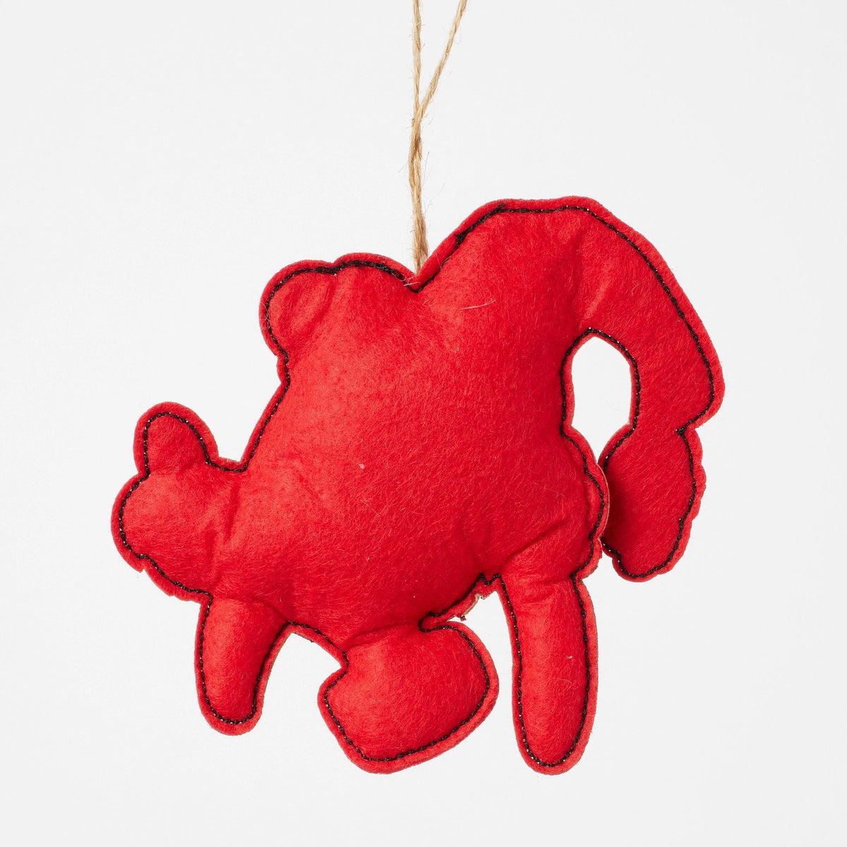Felt Max in Santa Hat Ornament
