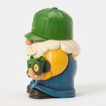 Farmer Holding Deere Tractor