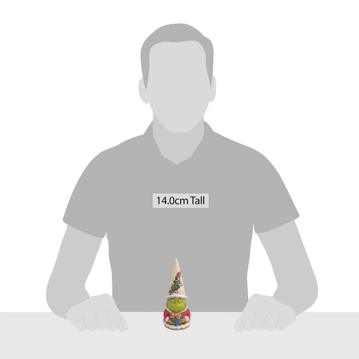 Grinch Gnome Holding Present