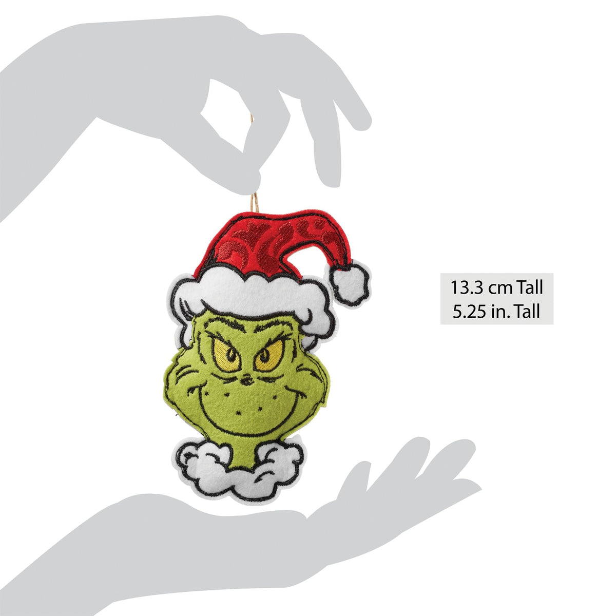 Grinch Naughty/Nice Felt Orn