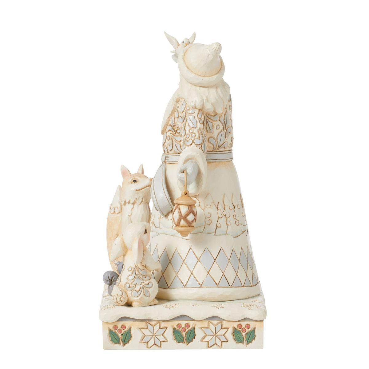 Woodlnd Santa Holding Dove Fig