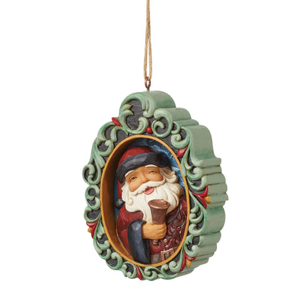 Holiday Manor Santa Ornament