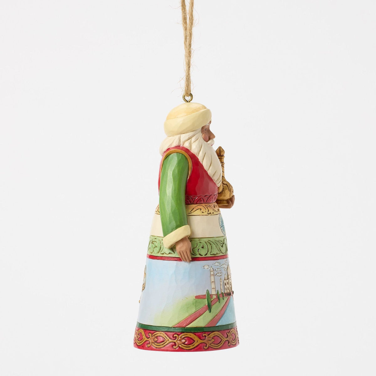 Santa Around World India Orn