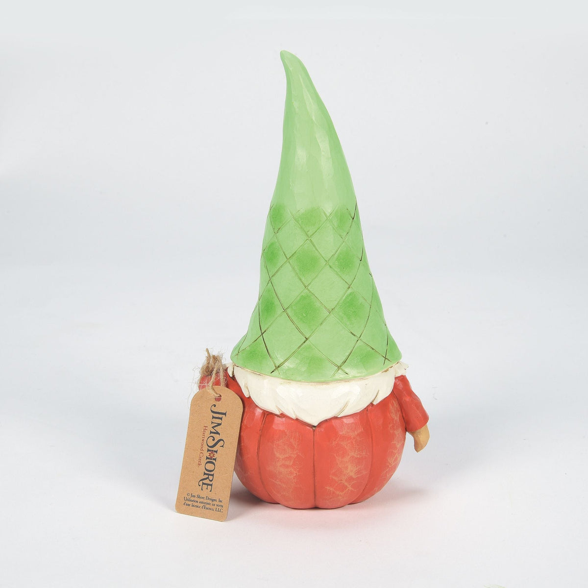 Gnome Pumpkin Figurine