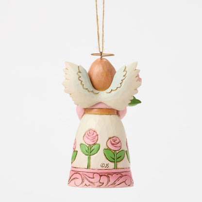 Angel With Roses Ornament
