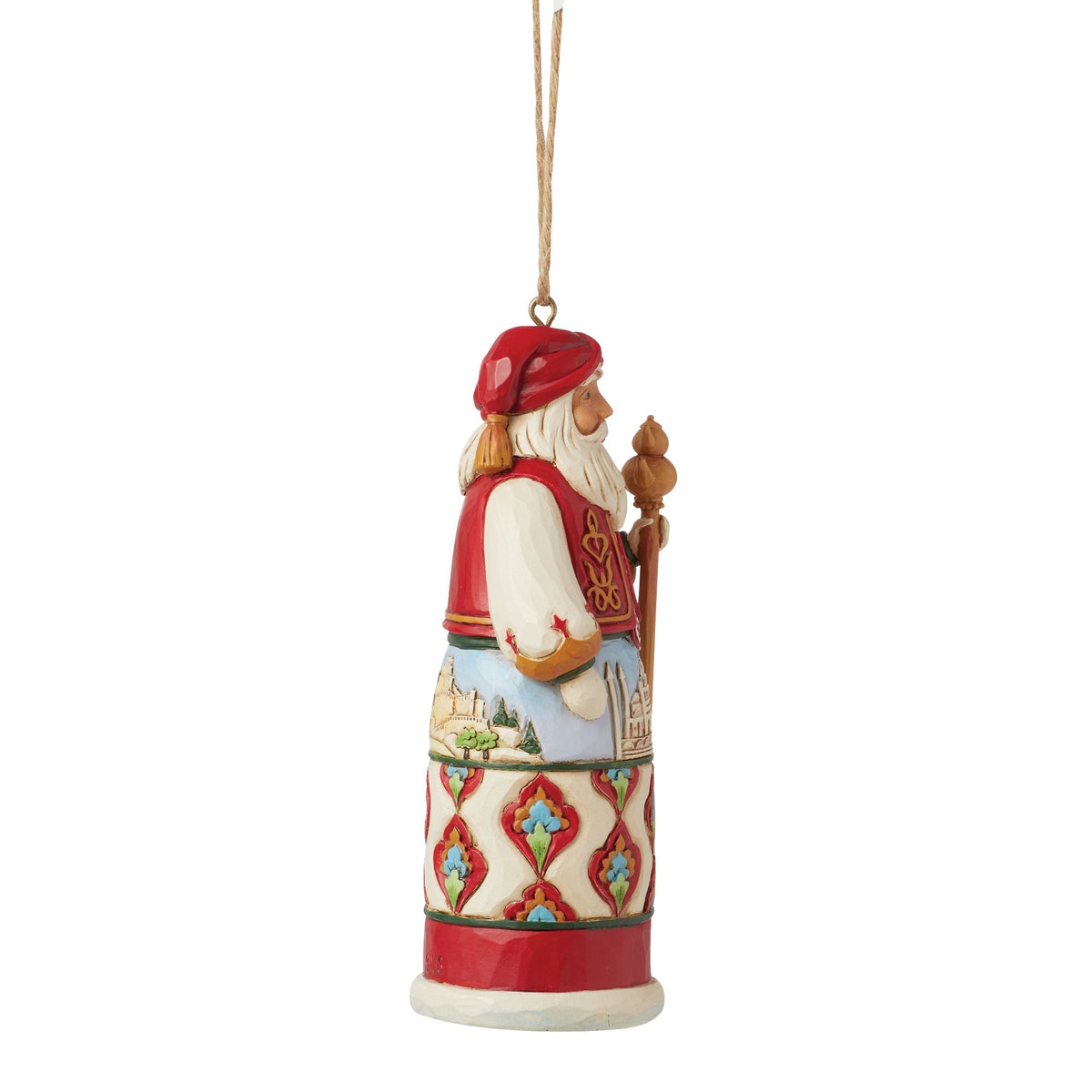 Santa Around World Turkey Orn
