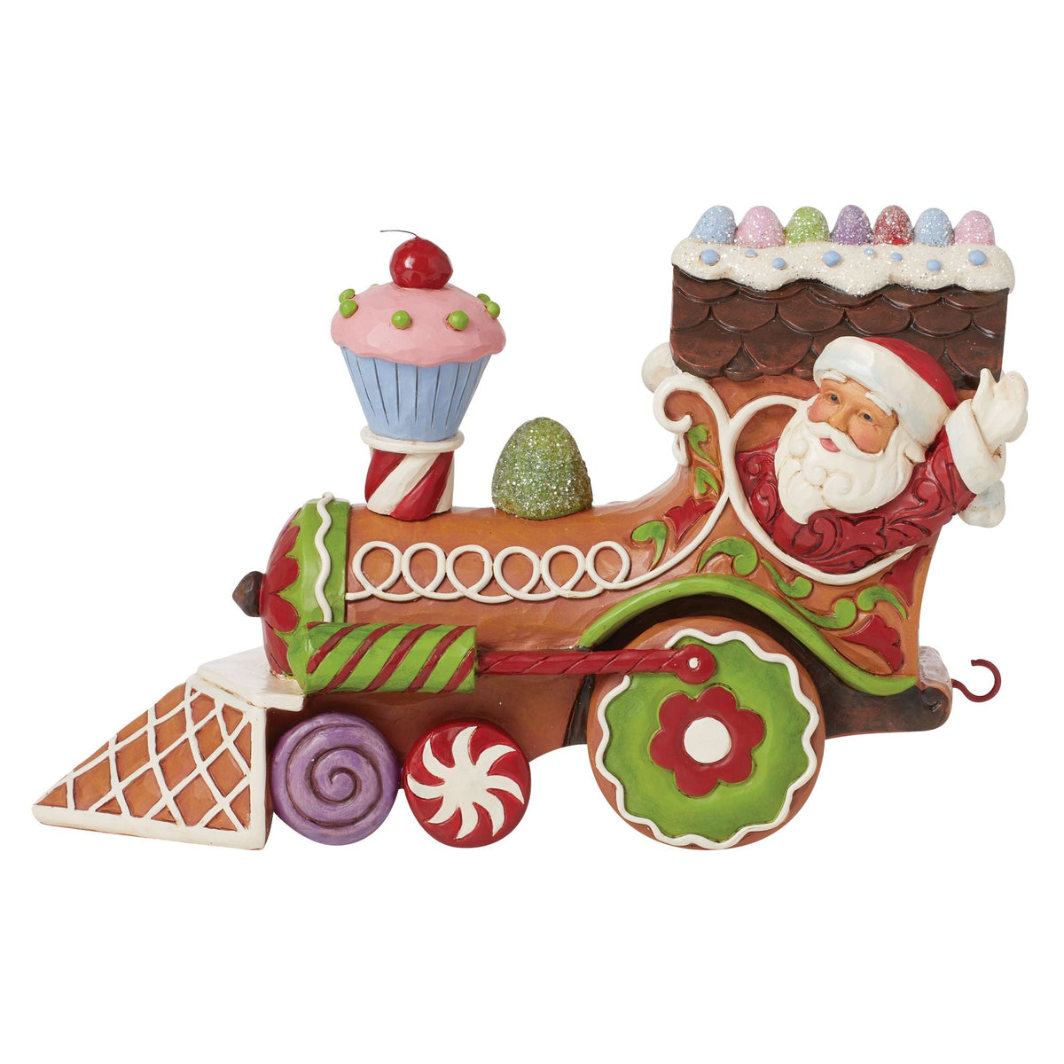 Gingerbead Train Engine Fig
