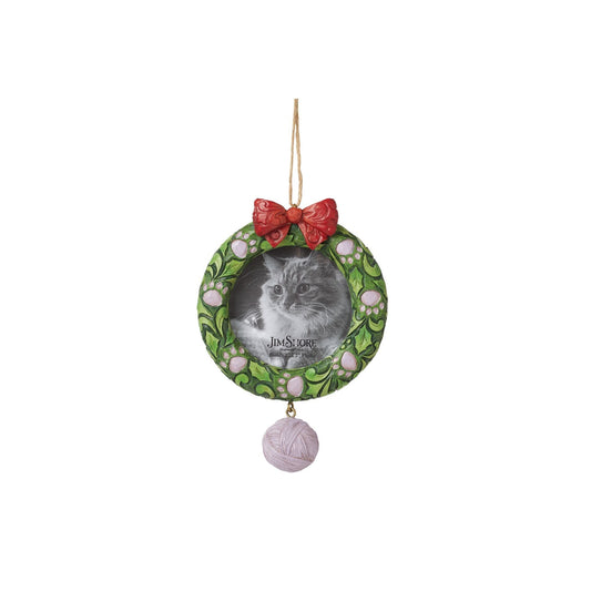Cat Pet Wreath Frame Orn
