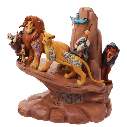 Lion King Carved in Stone
